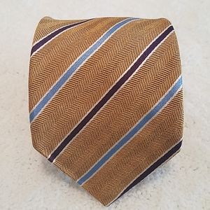 Peter Millar Men's 100% Silk Stripe Necktie